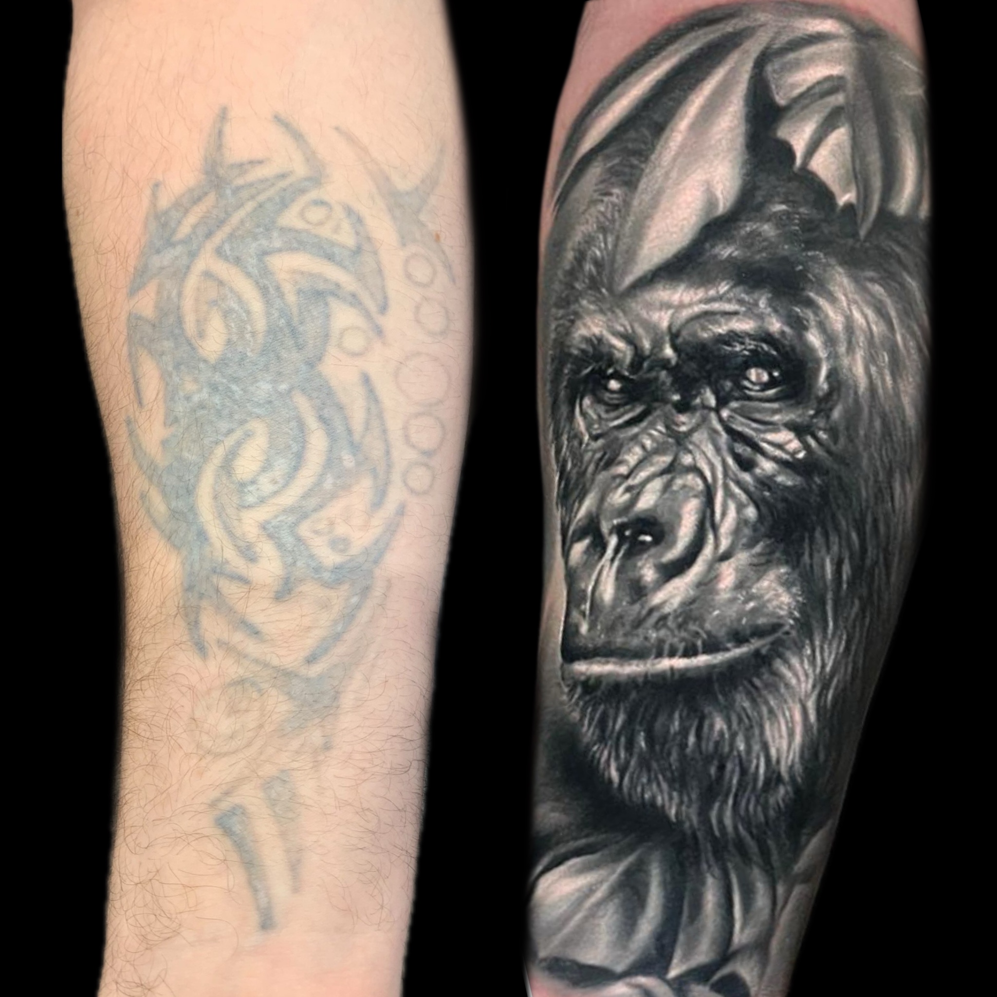 Cover-up tattoo — Salvation Tattoo Studio